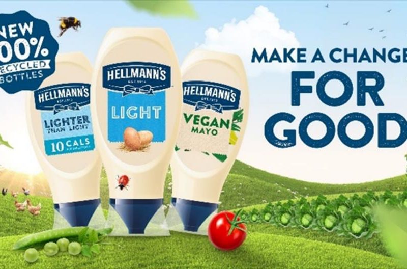 Hellmann’s shifts to 100% post-consumer recycled plastic