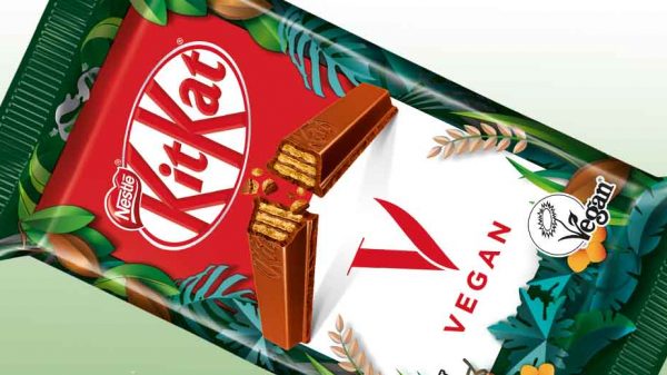 Néstle launches vegan KitKat chocolate bar