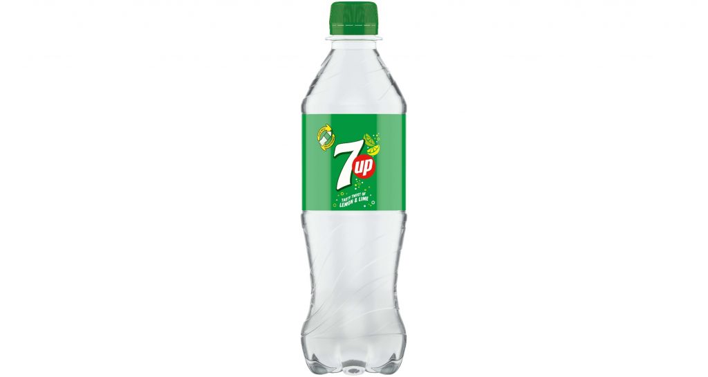 7UP switches to clear bottles