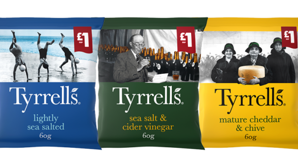 KP Snacks expands £1 PMP Tyrrell's range with three new flavours