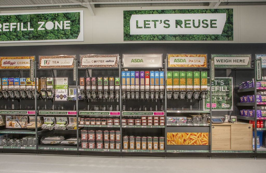 Asda unveils first Scottish refill store ahead of COP26