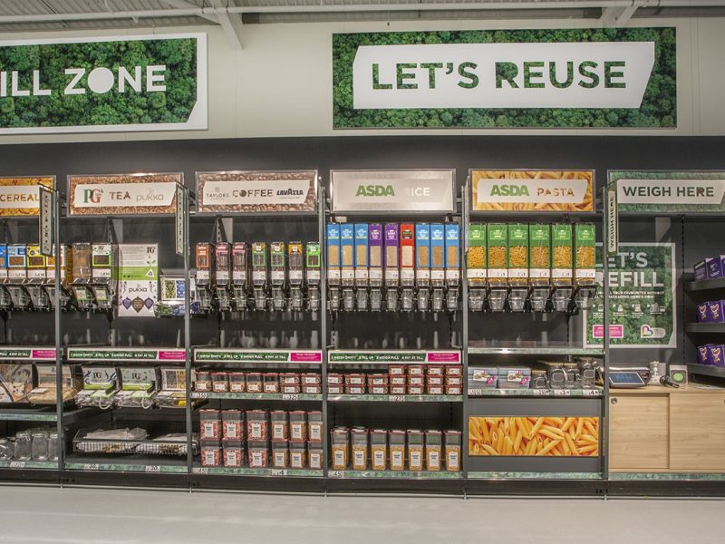 Asda unveils first Scottish refill store ahead of COP26