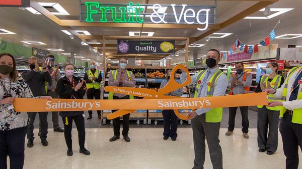 Sainsbury’s unveils refurbished Leeds Colton supermarket