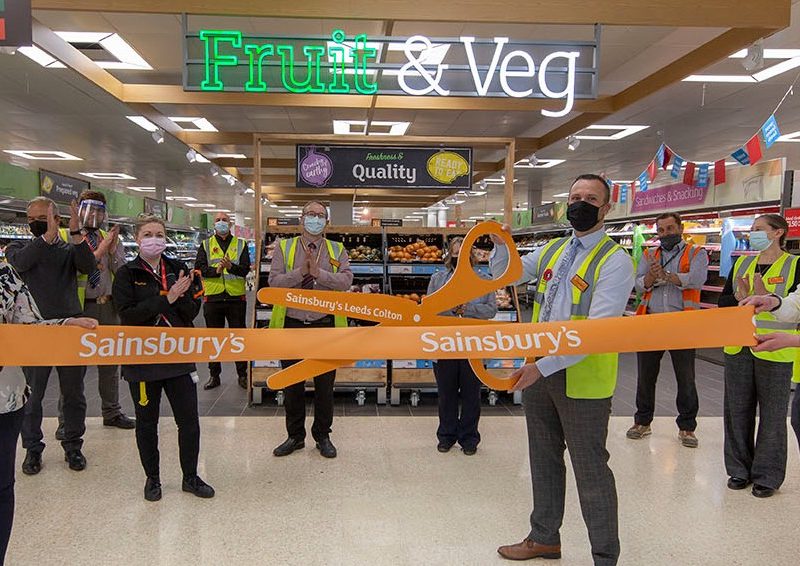 Sainsbury’s unveils refurbished Leeds Colton supermarket