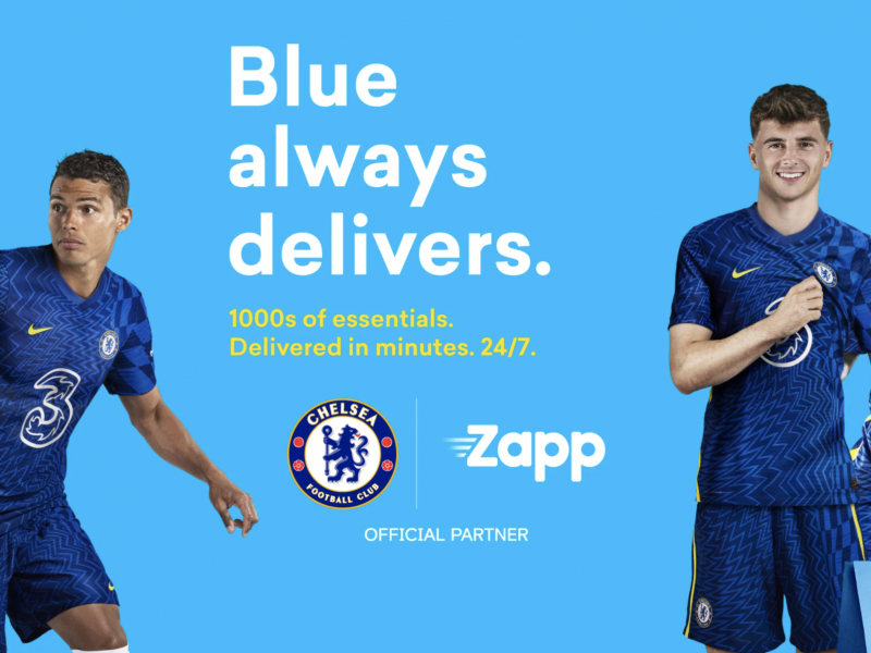 Rapid grocery app Zapp strikes sponsorship deal with Chelsea FC