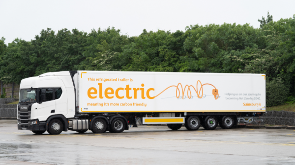 Sainsbury’s becomes first retailer to introduce electric refrigerated trailers