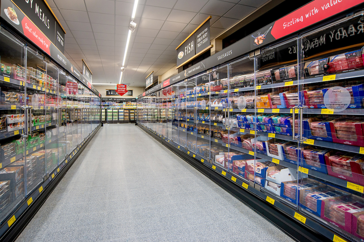 Aldi to cut carbon emissions by introducing fridge doors