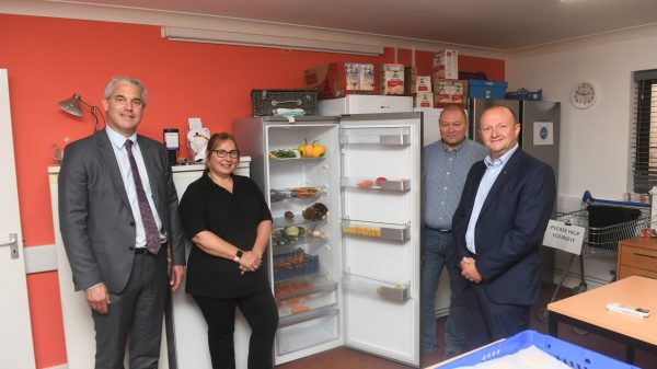 Cambridgeshire MP visits Co-op community fridge