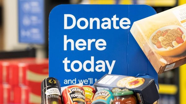 Tesco shoppers thanked for donating 900,000 meals-worth of food to charity
