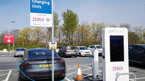 Tesco is the best supermarket to charge your electric vehicle, research reveals