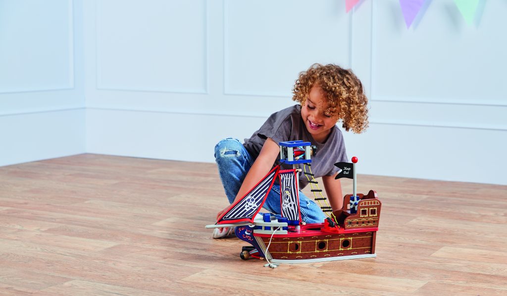 Aldi has announced it is removing all plastic packaging from its entire wooden toy range.