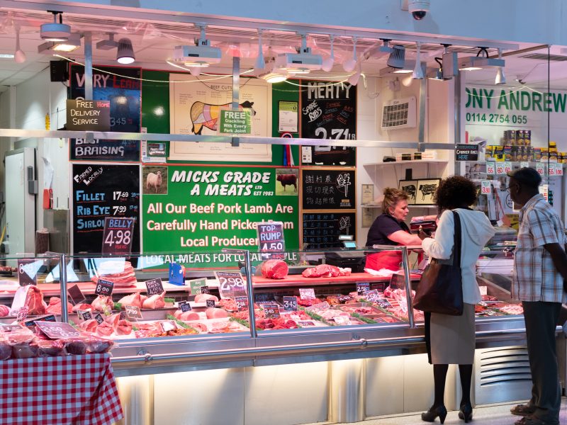 Supermarkets must commit to selling less meat if Britain is to reach net zero by 2050, a charity has warned