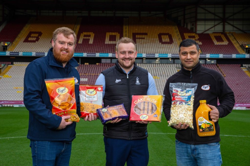 Regal Foods has announced a new two-year partnership with Bradford City AFC, which is scheduled to kick off in the 2022/23 season.  