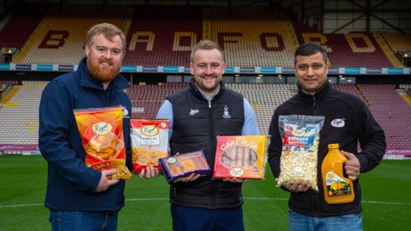Regal Foods has announced a new two-year partnership with Bradford City AFC, which is scheduled to kick off in the 2022/23 season.  