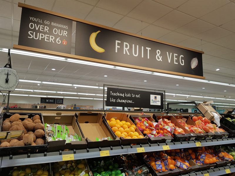 Aldi fruit and veg