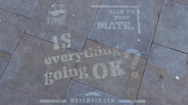 Pringles has launched its new ‘Movember’ street art campaign in support of men’s mental health.  