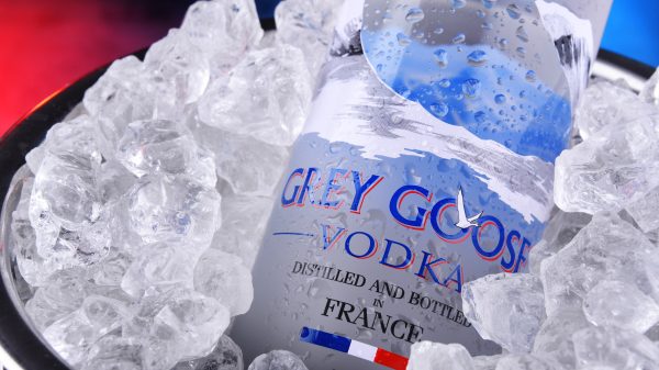 The company behind Bombay Sapphire gin and Grey Goose vodka is set to halve the plastic in its Christmas gift packs