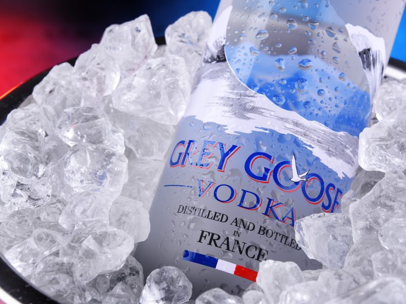 The company behind Bombay Sapphire gin and Grey Goose vodka is set to halve the plastic in its Christmas gift packs