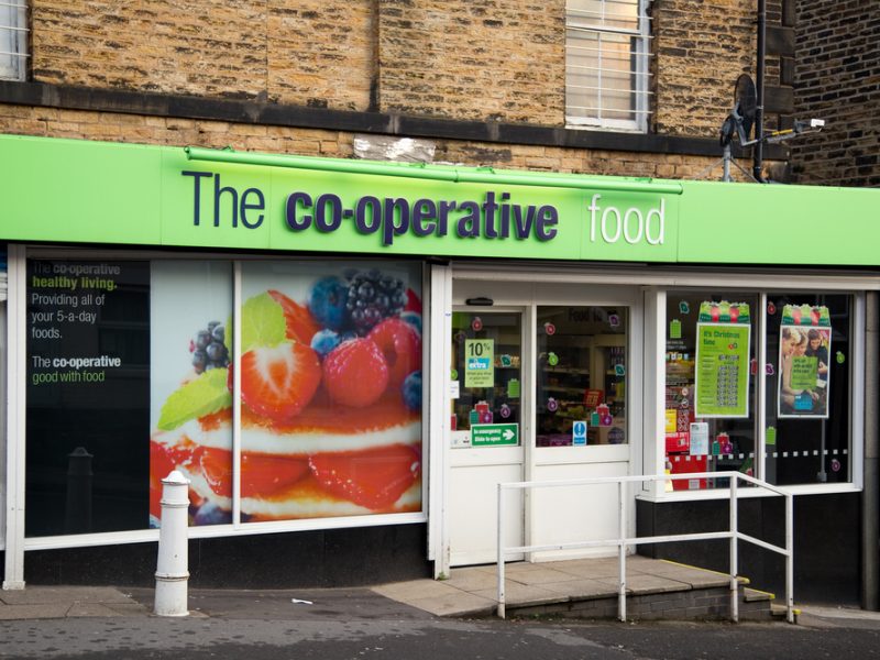 Outside of a co-operative store