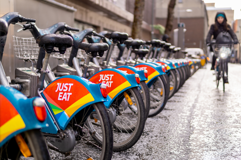 Just Eat cyclists