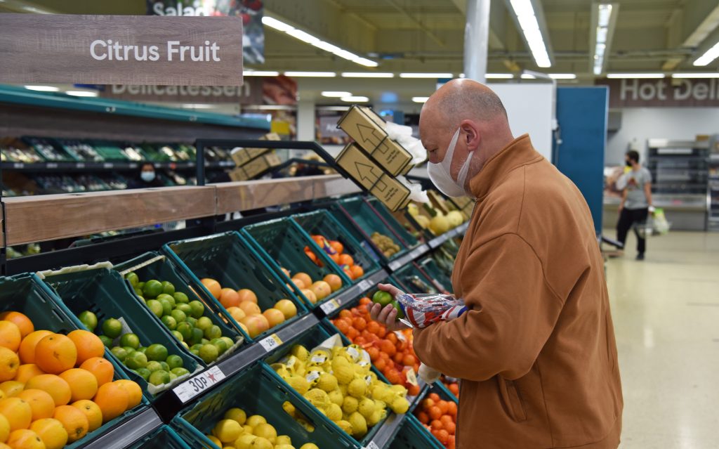 Rising coronavirus infections are responsible for halting the decline in grocery sales, Jefferies analysts have said