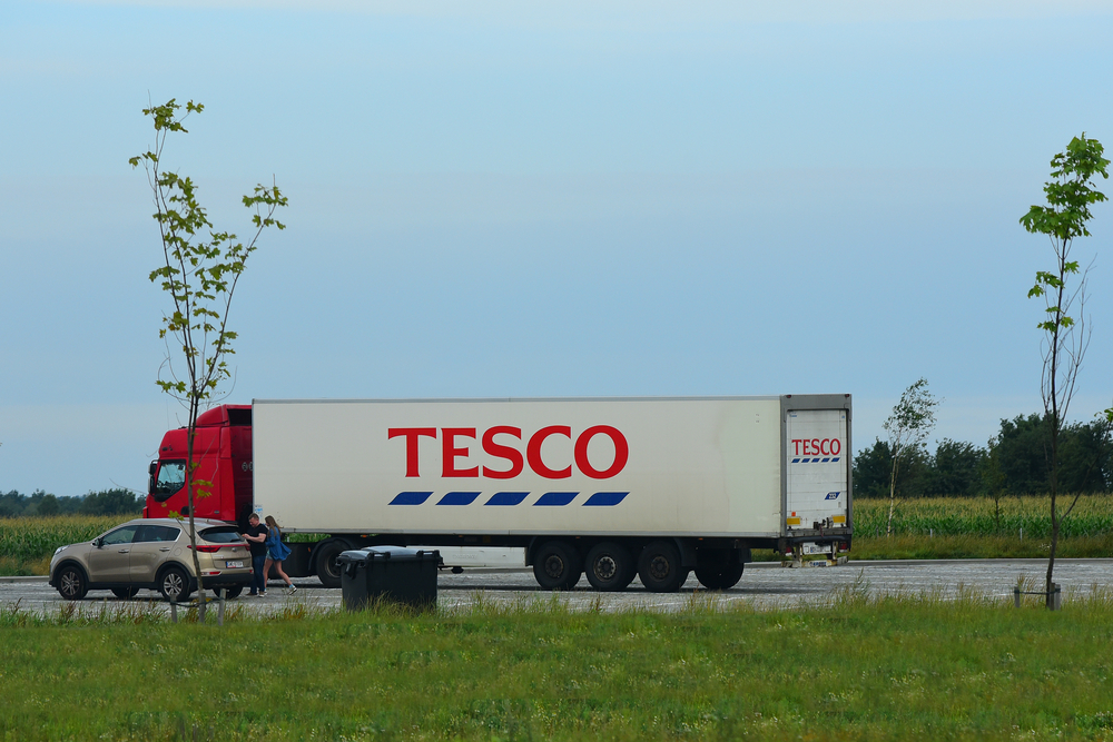 Tesco lorry