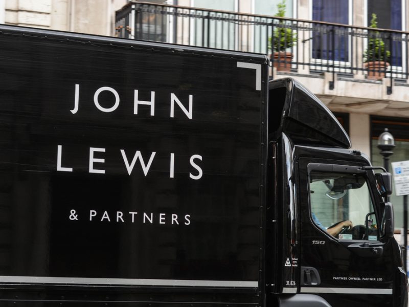 John Lewis & Partners van