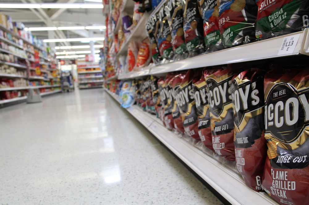 KP Snacks crisps in supermarket