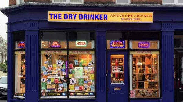 A Dry drinker store called "Anya's off licence