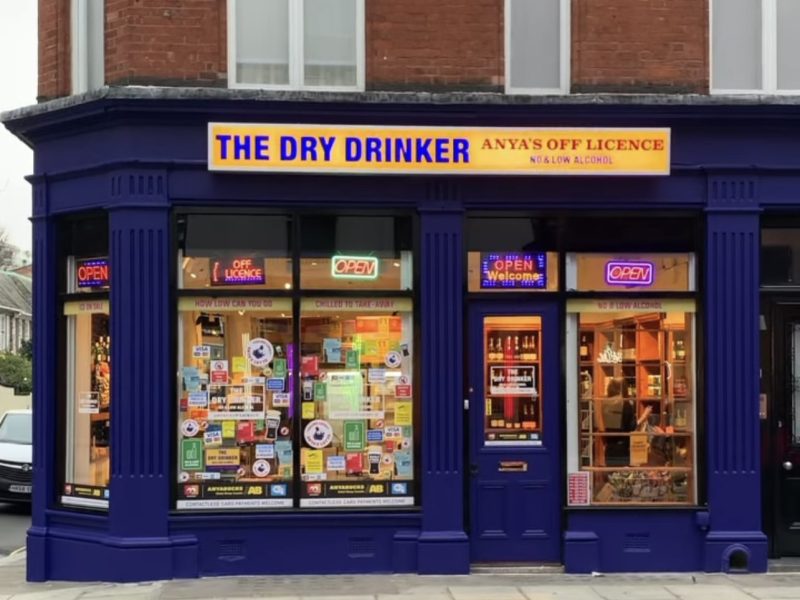 A Dry drinker store called "Anya's off licence