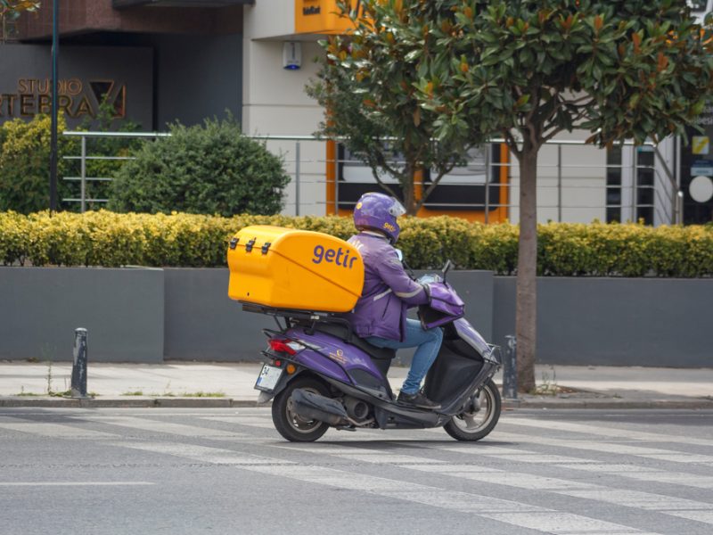 Getir delivery driver