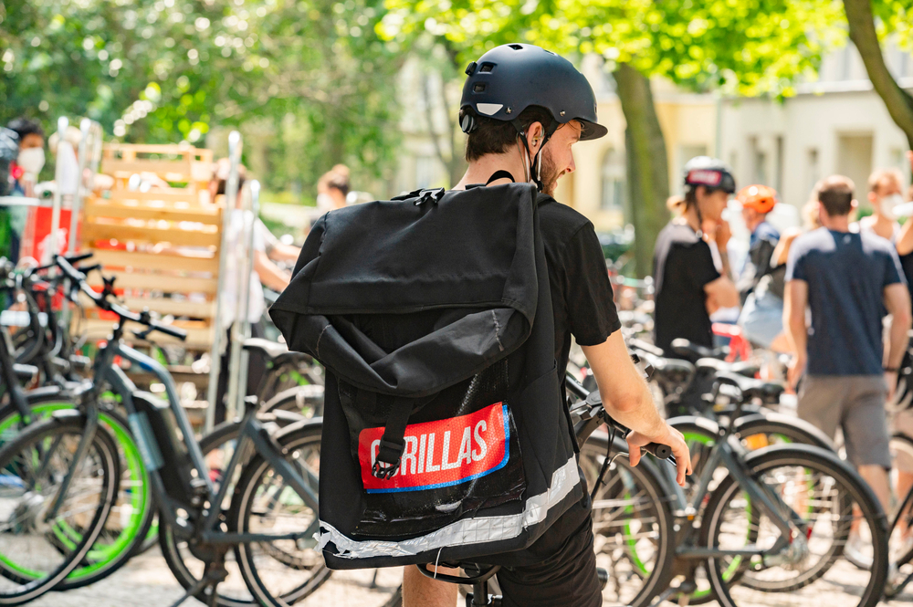 Gorillas delivery driver