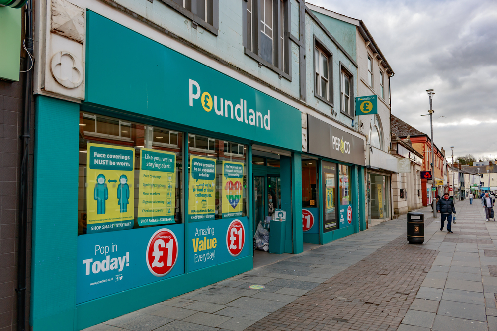 Poundland store exterior