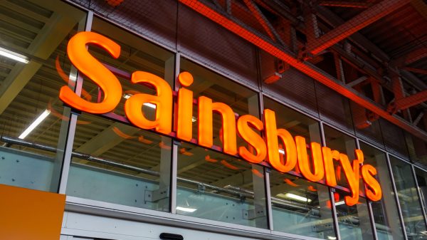 Sainsbury's sign outside a store