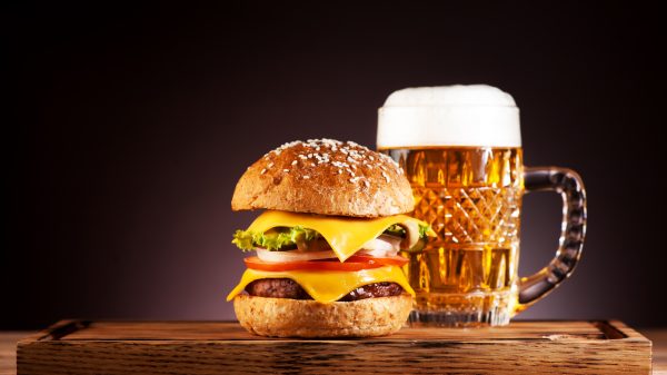 beer and burger