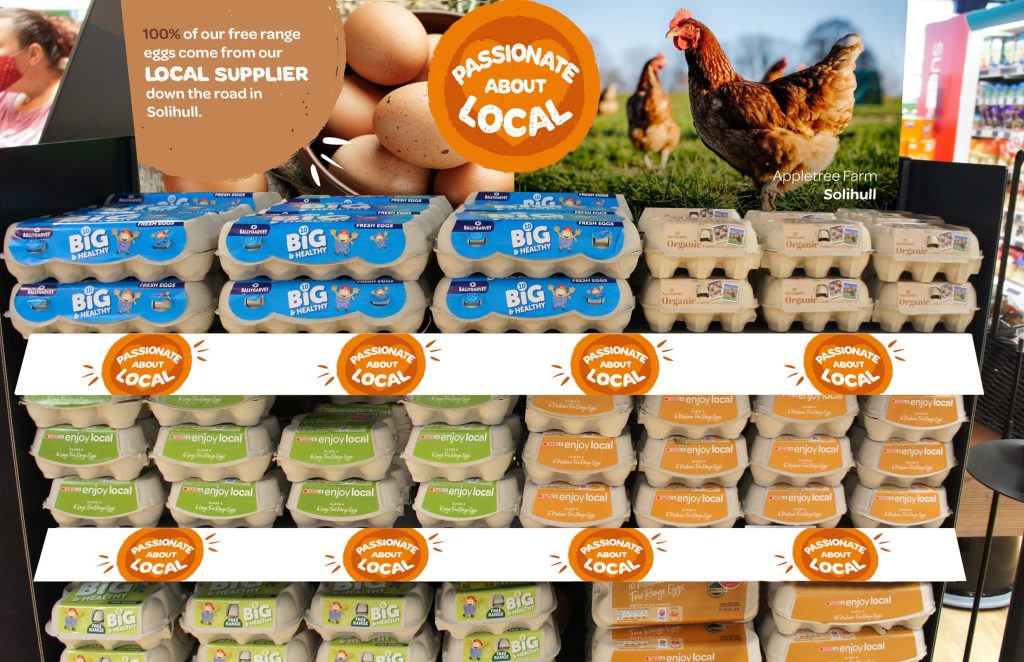 Spar's new 'Passionate about local' branding