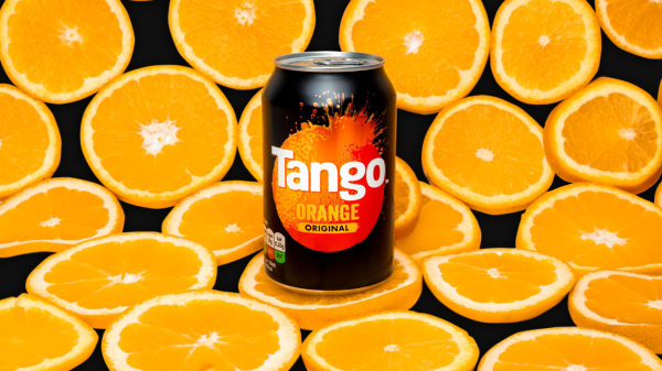 Tango can on orange slices