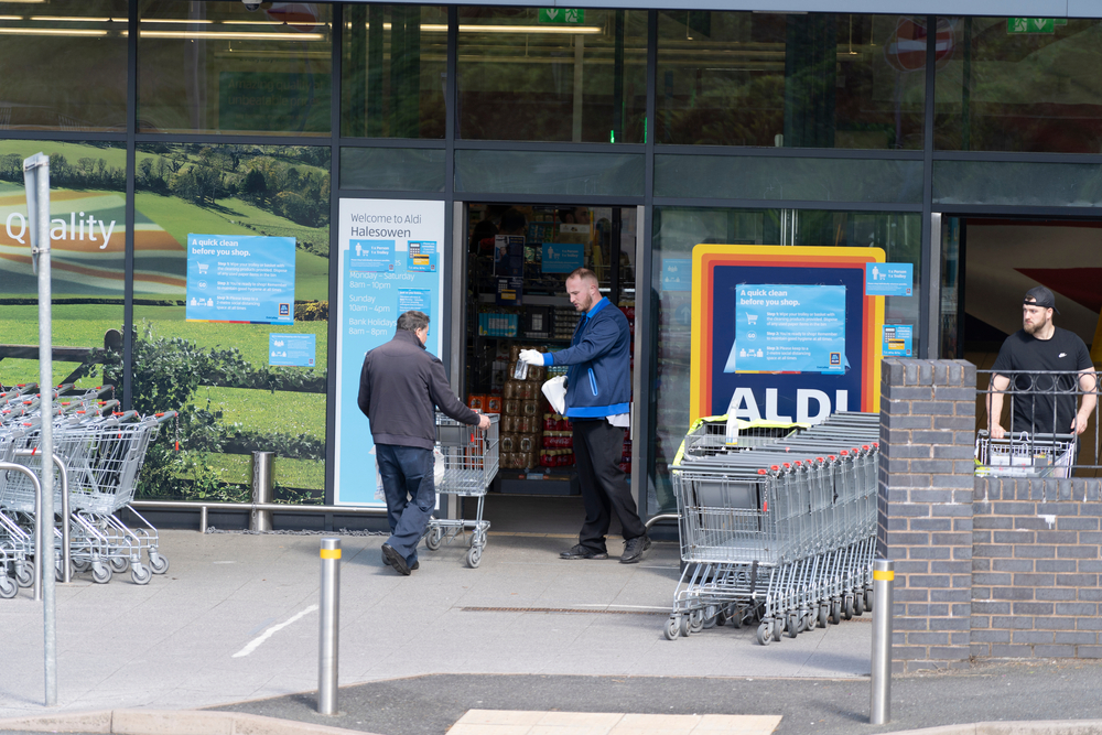Aldi storefront
