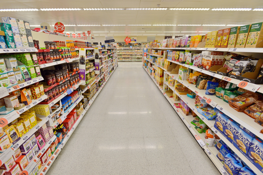 Supermarket aisle