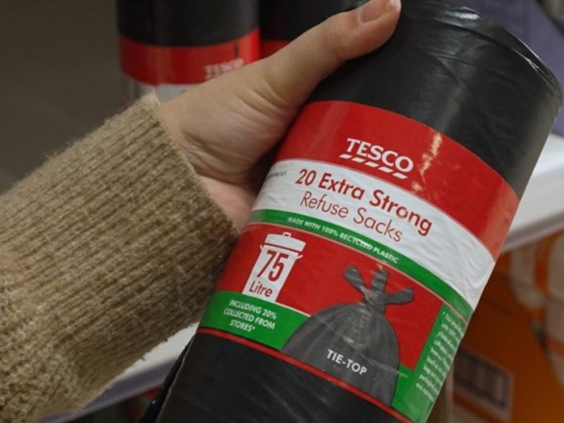 Tesco bin liner