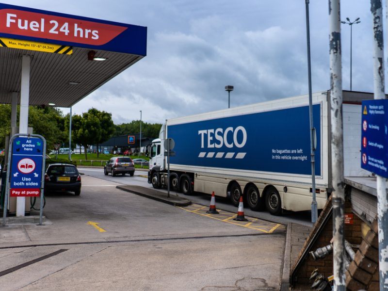 Tesco Lorry