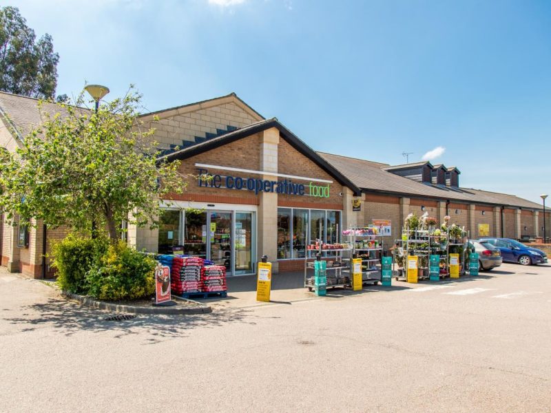 The Thrapston Central England Co-op in Oundle Road before work on the transformation began.