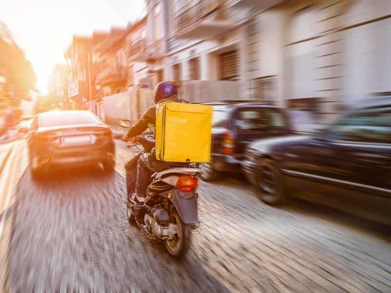 food delivery courier