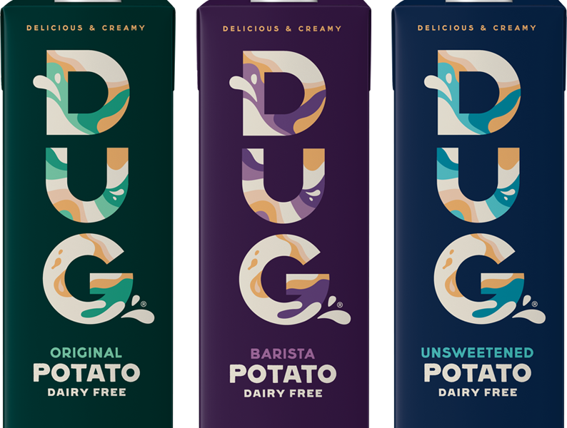 Dug potato milk