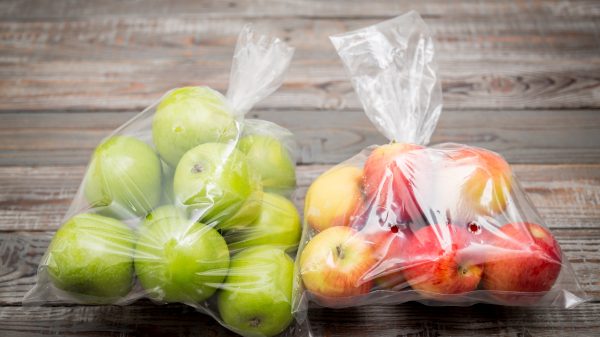 unethical plastic bags apples