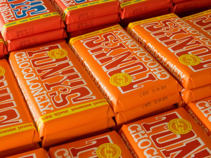 Tony’s Chocolonely chocolate bars