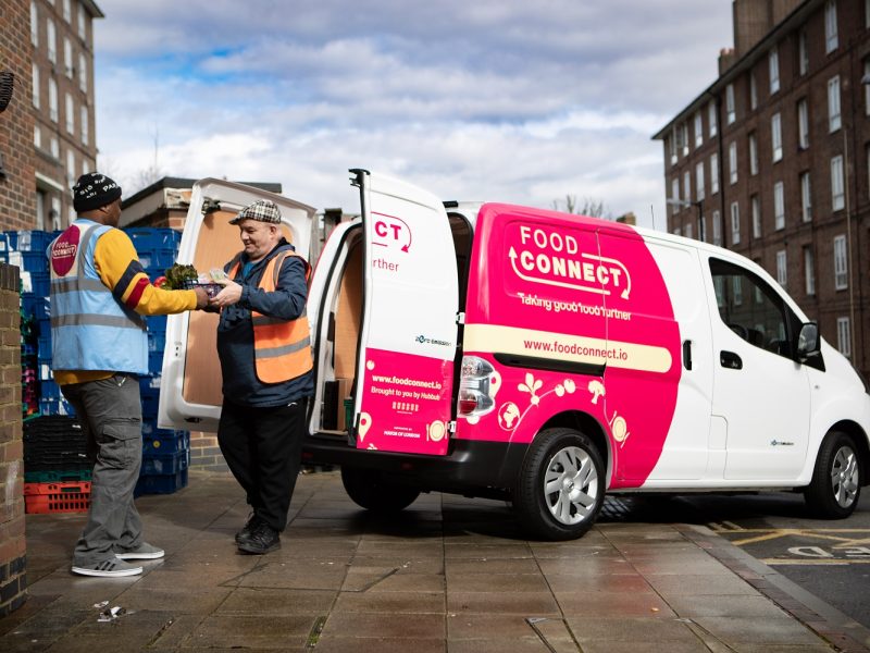 Food Connect - Peter Whitehead (driver) and Ian Taylor (volunteer)