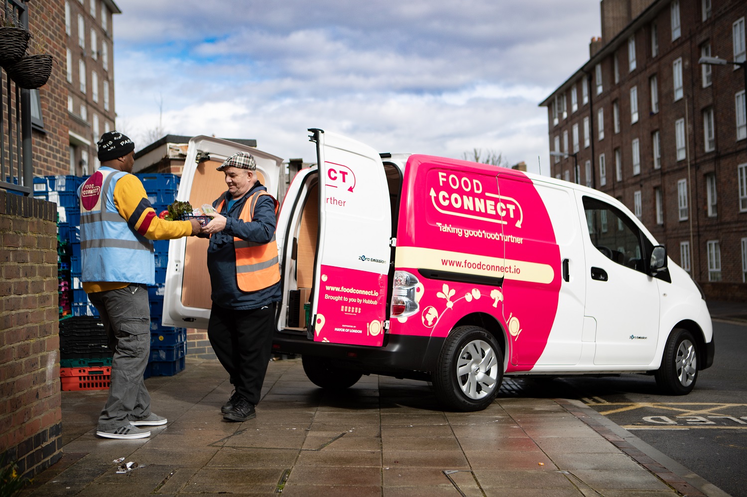 Food Connect - Peter Whitehead (driver) and Ian Taylor (volunteer)