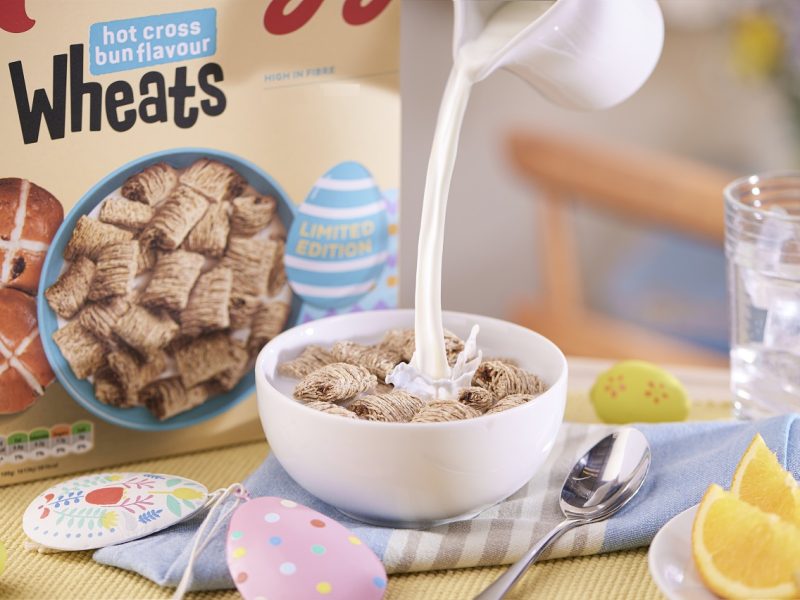 Kellogg's hot cross bun cereal