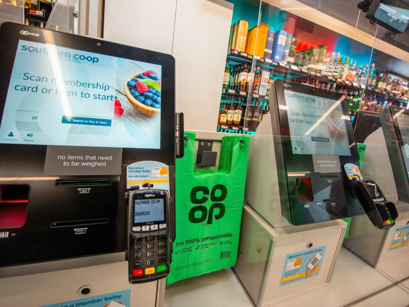 Southern Co-op plastic bags